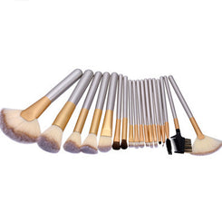 Beige Champagne Makeup Brush Suit