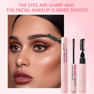 European And American Double-headed With Brow Groomer Eyebrows Hair Styling Cream Colorless
