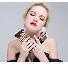Rose Gold Makeup Brush