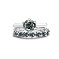 S925 Sterling Silver Moissanite Suit