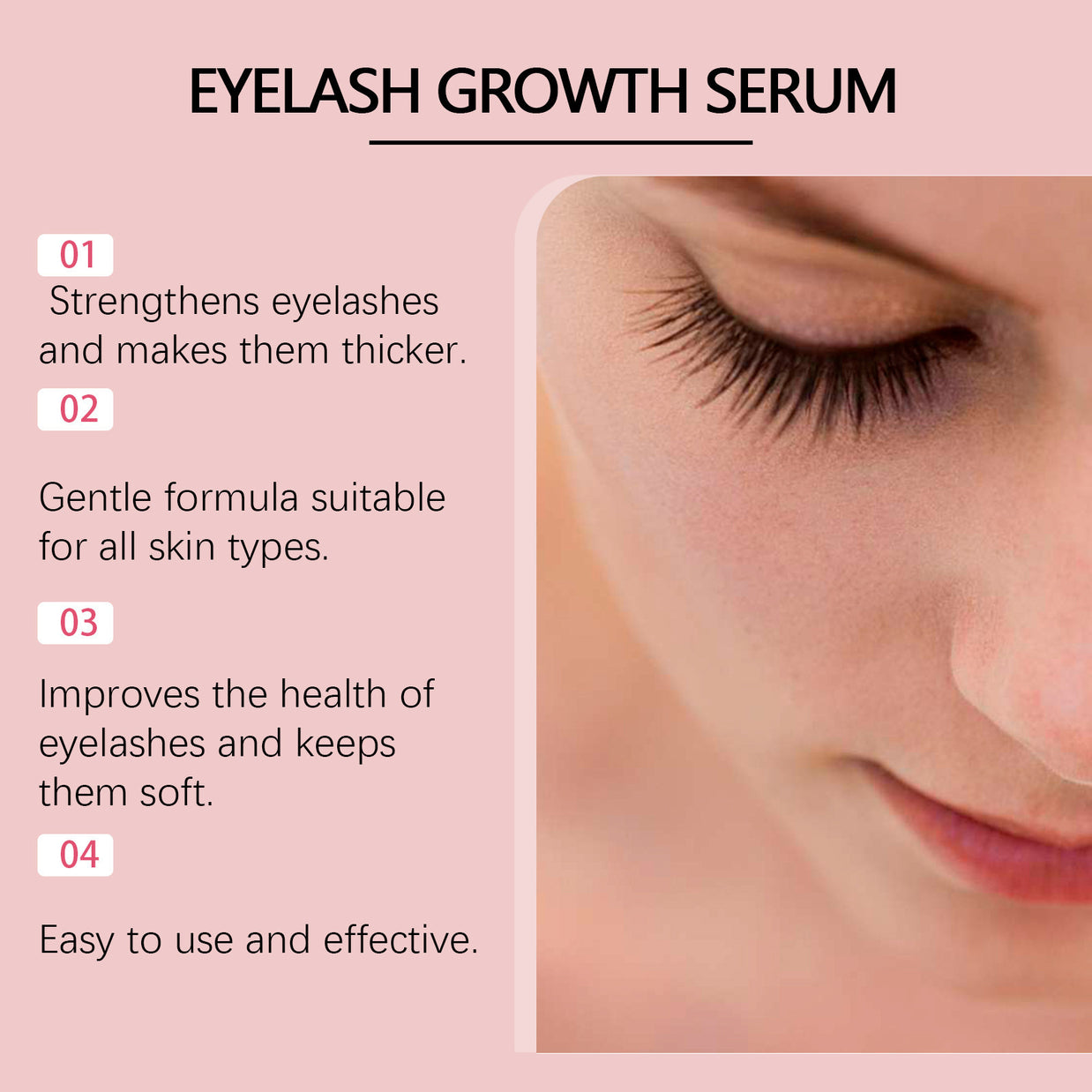 Natural Makeup Long Moisturizing Eyelash Liquid