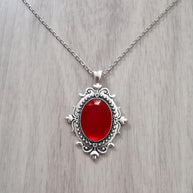 Gothic Vintage Bronze Pendant Necklace Personality