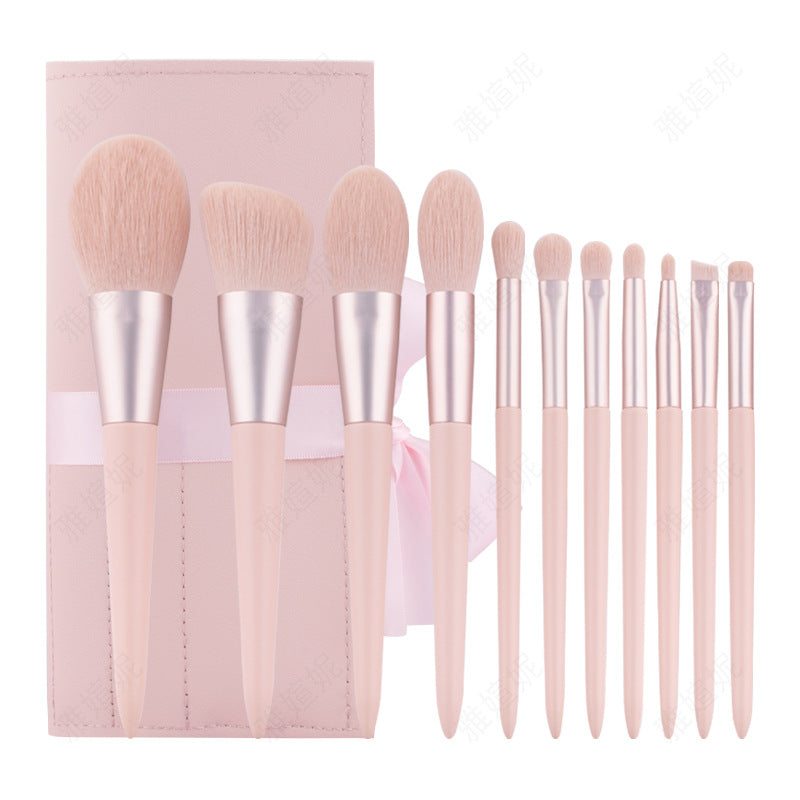 Light Blue Handle Makeup Soft Soft Hair Foundation Eye Shadow Brush