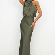 Summer Sleeveless Dress Ins Fashion Elegant Evening Party Club Clothing For Women