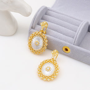 Light Luxury 925 Colorful Brushed Earrings