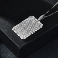 European And American Hip Hop Style Full Diamond Necklace