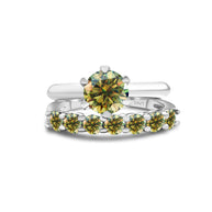 S925 Sterling Silver Moissanite Suit