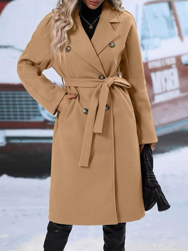 https://selfiai.com › products › lapel-double-breasted-trench-coat-with-belt-winter-fashion-solid-color-long-jacket-outwear-women-clothing