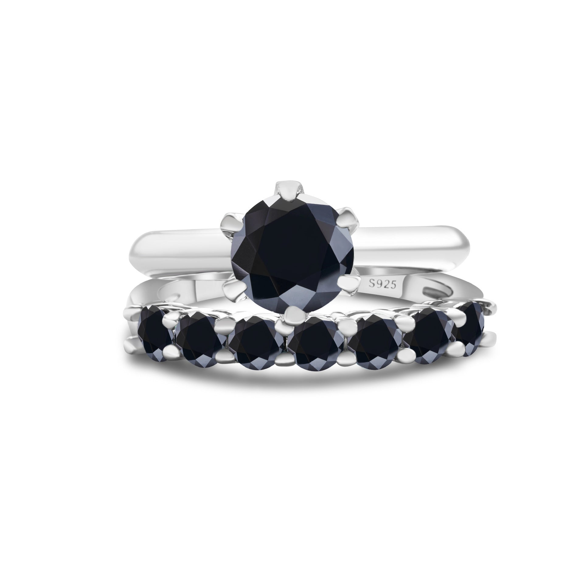 S925 Sterling Silver Moissanite Suit