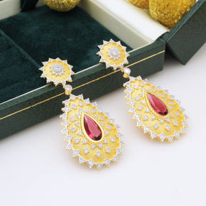 Custom 925 Silver Luxury Earrings