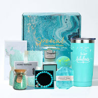 Blue Lady Aromatherapy Candle Bath Hand Gift Suit