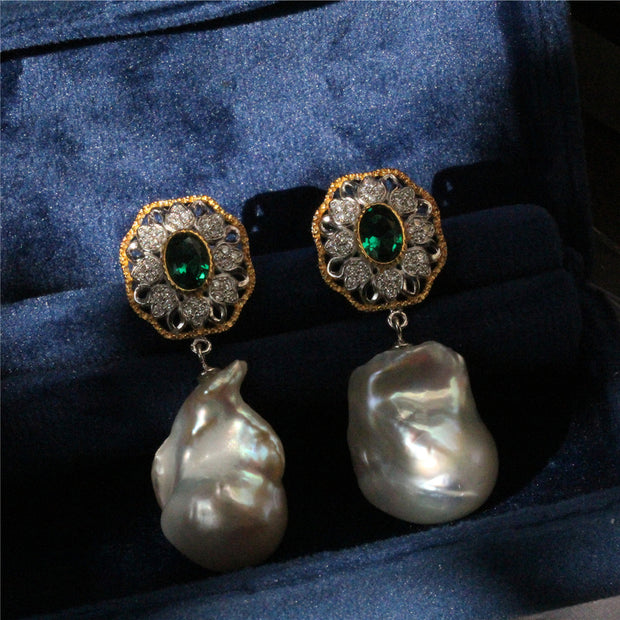 Baroque Freshwater Pearl Earrings