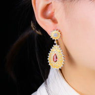 Custom 925 Silver Luxury Earrings