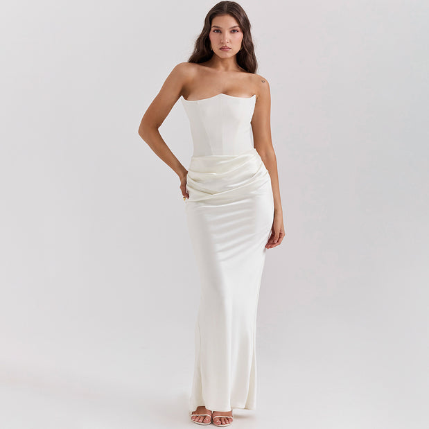 https://selfiai.com › products › slim-tube-top-long-dress-sexy-fashion-bandeau-backless-party-evening-dresses-for-women-clothing