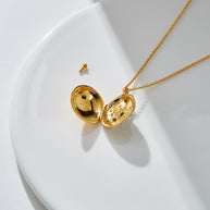 Luxury Custom 925 Silver Plated Photo Clip Necklace
