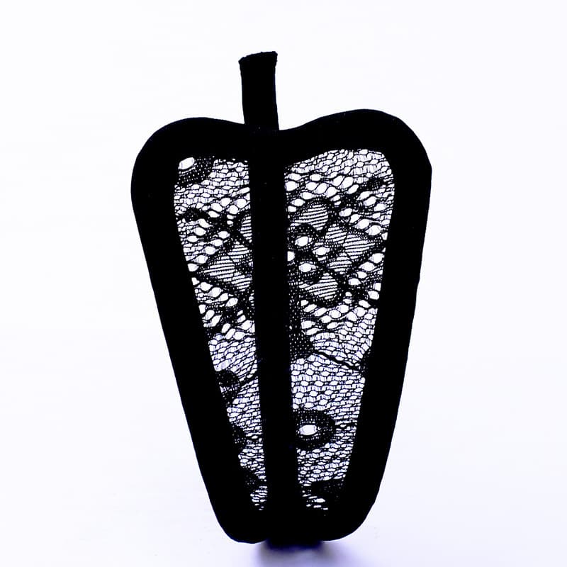 Black Women's Lace Sexy C String Panty