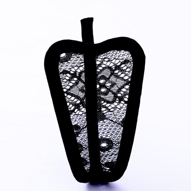 Black Women's Lace Sexy C String Panty