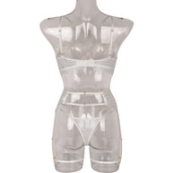 Lace Sexy Bridal Bra Set Back Show