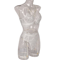 Lace Sexy Bridal Bra Set Site View