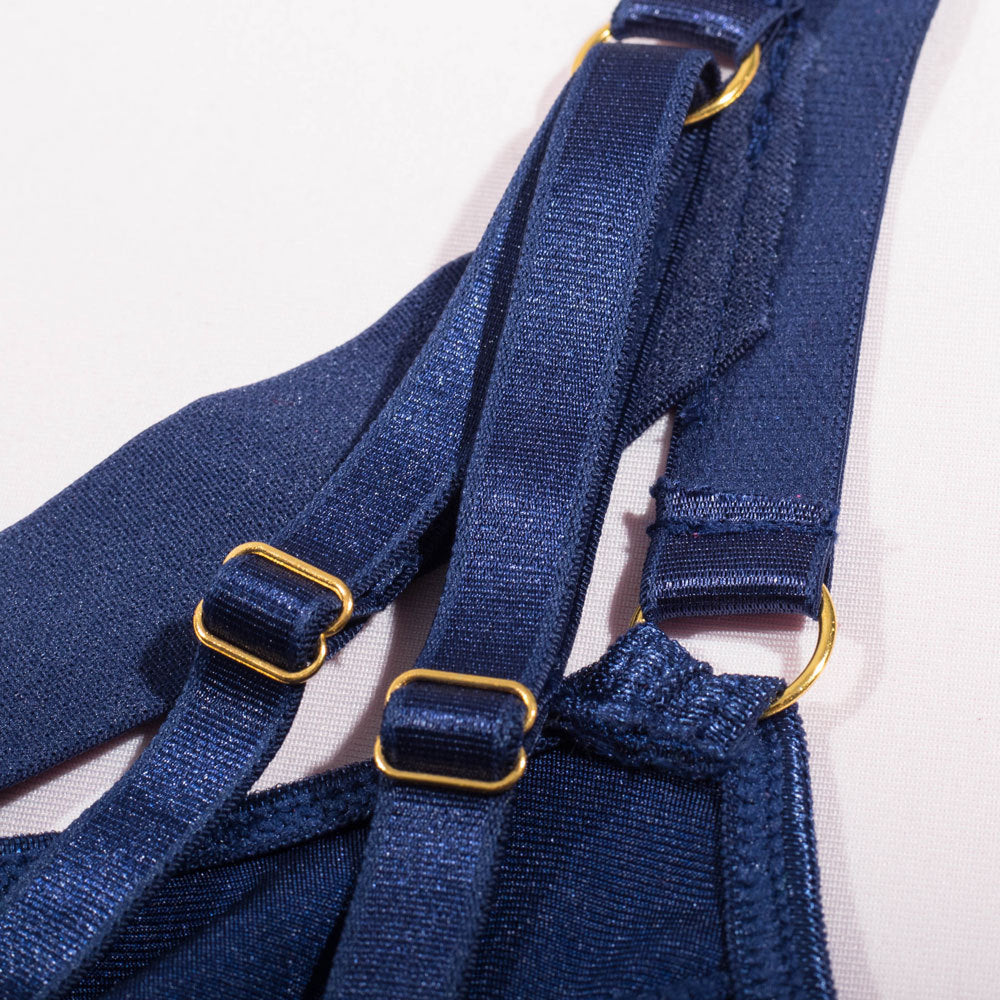 Nautical Charm Push Up Bra and Panties Set Details