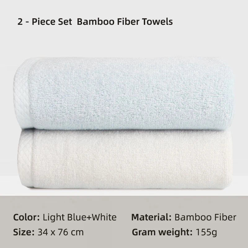 100% Bamboo Fiber Bathroom Hand Towel Thickened Face Hair Towels Bathroom Adults Hotel Travel LoverIncreases Water Absorption