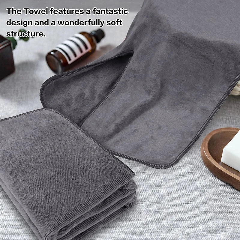 1 soft and absorbent U-shaped beauty towel, ultra-fine fiber facial quick drying towel, professional salon and spa massage towel