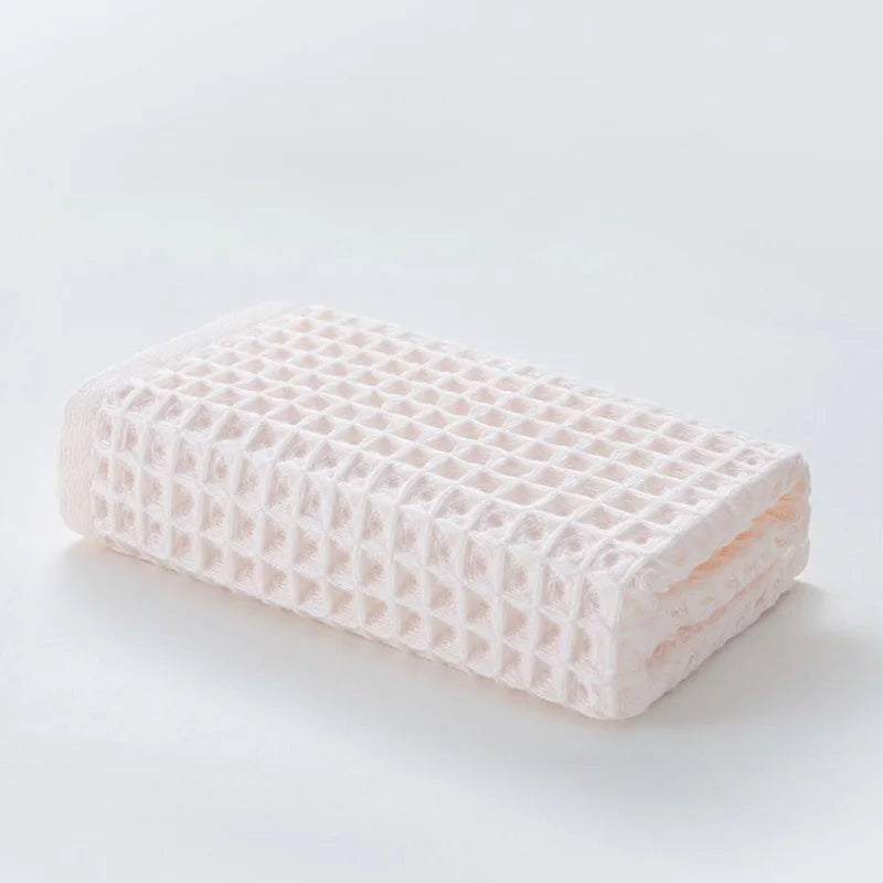 2pcs High Quality Cotton Hand Towels Plaid Hand Towel Face Care Magic Bathroom Sport Household Non-disposable Towel
