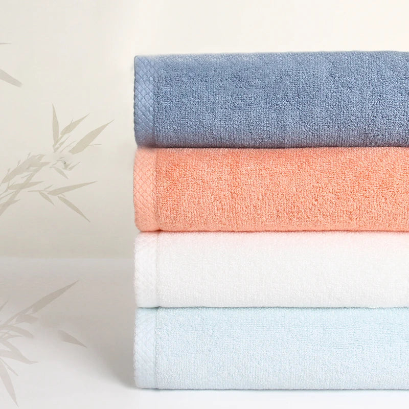 100% Bamboo Fiber Bathroom Hand Towel Thickened Face Hair Towels Bathroom Adults Hotel Travel LoverIncreases Water Absorption
