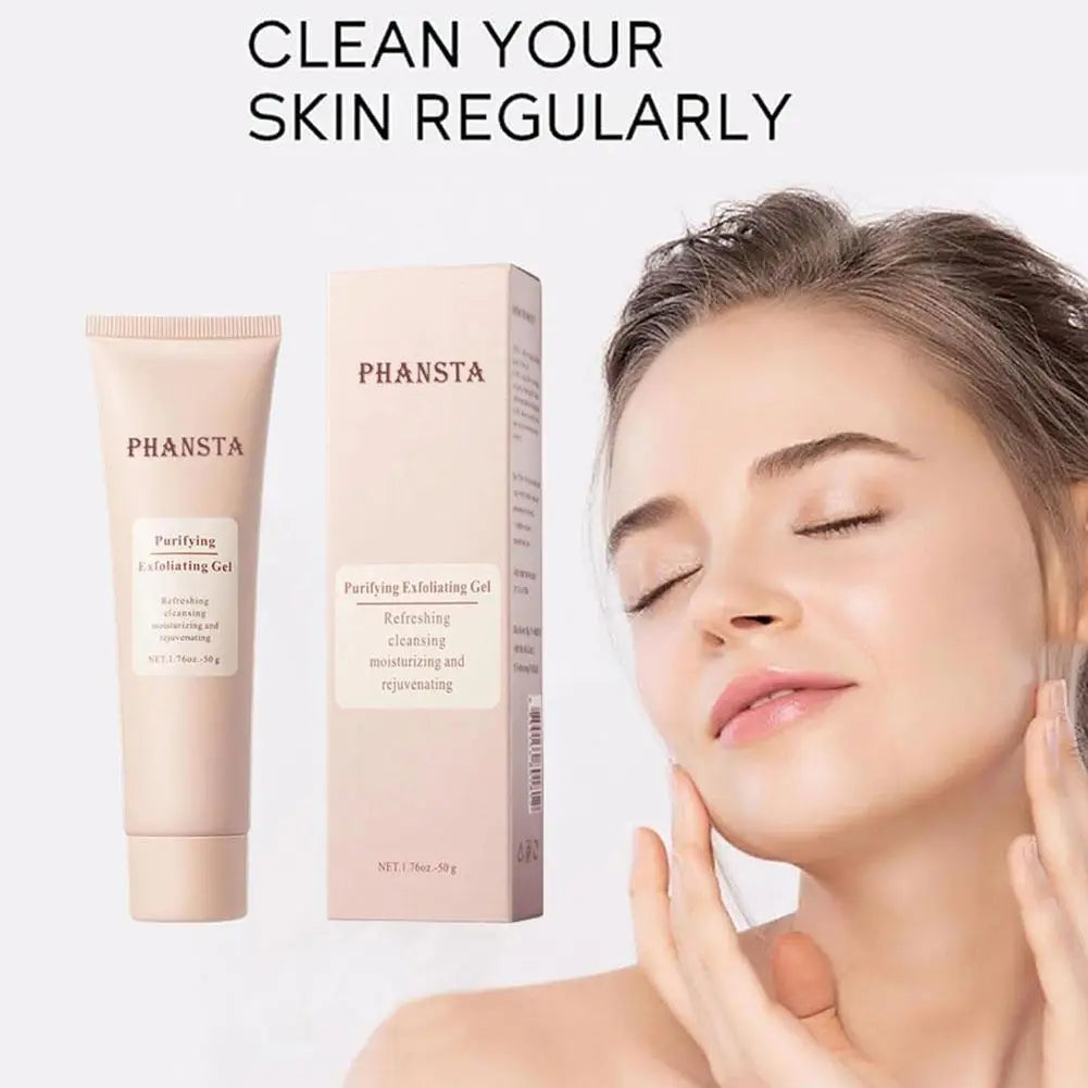 1/3Pcs Face Exfoliating Gel Cleaning Pore Gentle Exfoliate Oil Control Remove Dead Skin Purify Moisturizing Face Scrub Skin Care