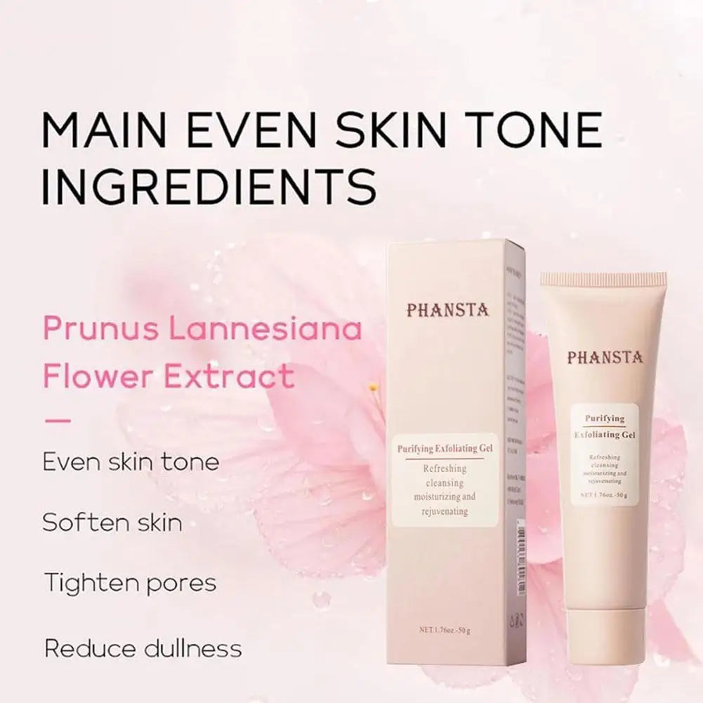 1/3Pcs Face Exfoliating Gel Cleaning Pore Gentle Exfoliate Oil Control Remove Dead Skin Purify Moisturizing Face Scrub Skin Care