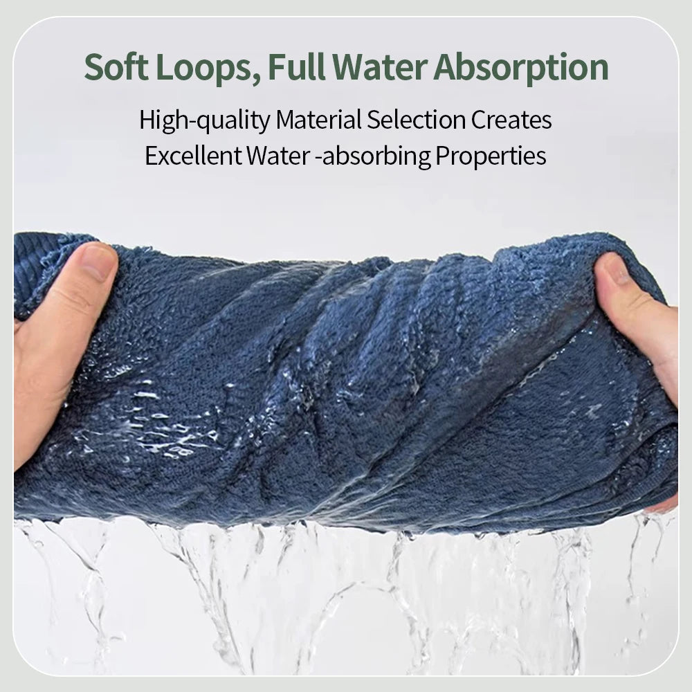 100% Bamboo Fiber Bathroom Hand Towel Thickened Face Hair Towels Bathroom Adults Hotel Travel LoverIncreases Water Absorption