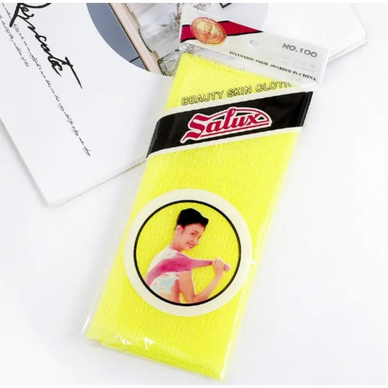 1pc  Body Wash Towel Beauty Skin Exfoliating Cloth Washcloth Nylon Bath Towel Skin Polishing Towel Body Back Scrubber
