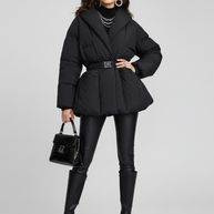 V-neck Puffer Jacket, Chinatown | Women - BYMANYC ® New York