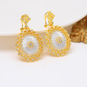 Light Luxury 925 Colorful Brushed Earrings
