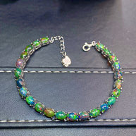 Natural Black Opal Bracelet Fashion Trend