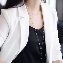 5.5-7.5mm Freshwater Pearl Gypsophila Necklace