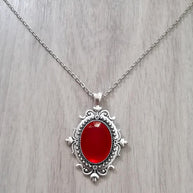 Gothic Vintage Bronze Pendant Necklace Personality
