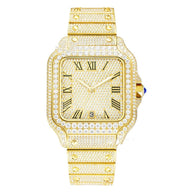 Clarity Moissanite Watch Men's Stainless Steel