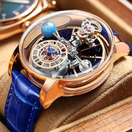 Men's Hollowed-out Quartz Watch