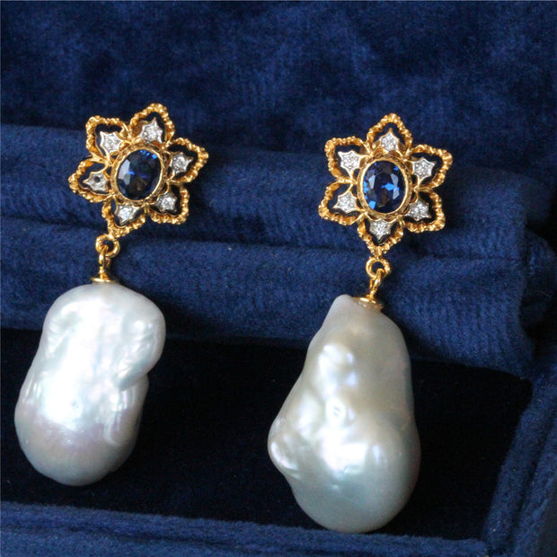 Baroque Freshwater Pearl Earrings
