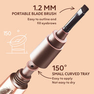 Tear Off Eyebrow Glue, Dye Eyebrow Paste, Waterproof And Non Fading