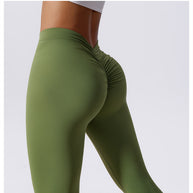 Slim Yoga Fitness Pants Breathable Quick-drying Leggings Peach Hip Lifting Trousers For Women Clothing