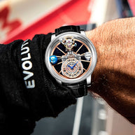 Men's Hollowed-out Quartz Watch