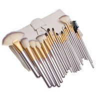 Beige Champagne Makeup Brush Suit